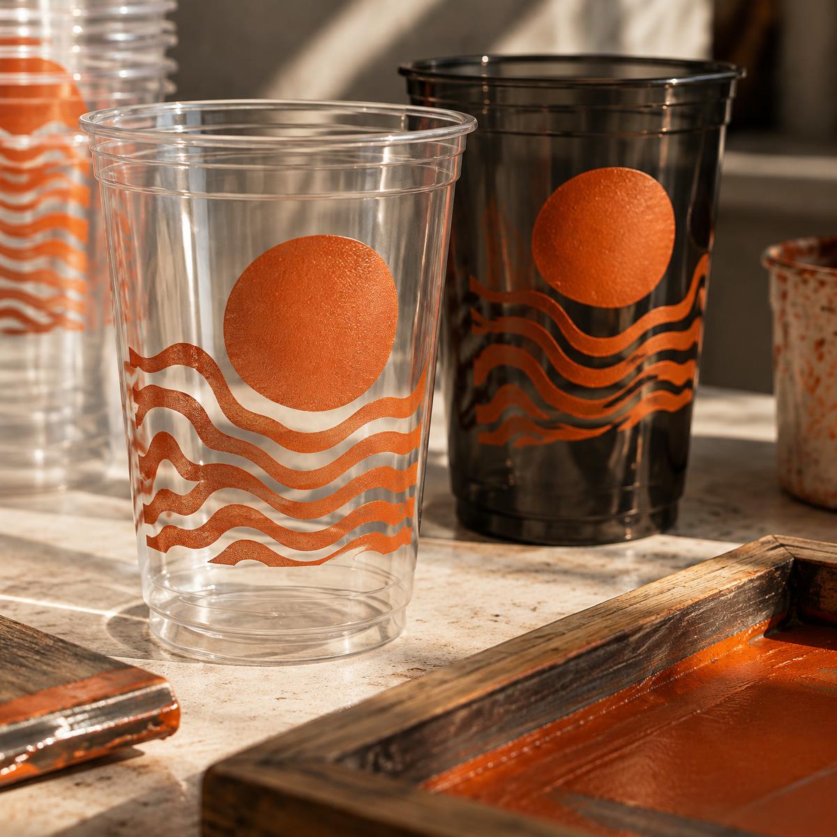 Branded cups